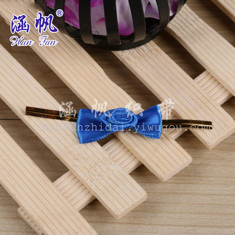 Bow decoration accessory: Wound and bonded square diamond bow details Picture