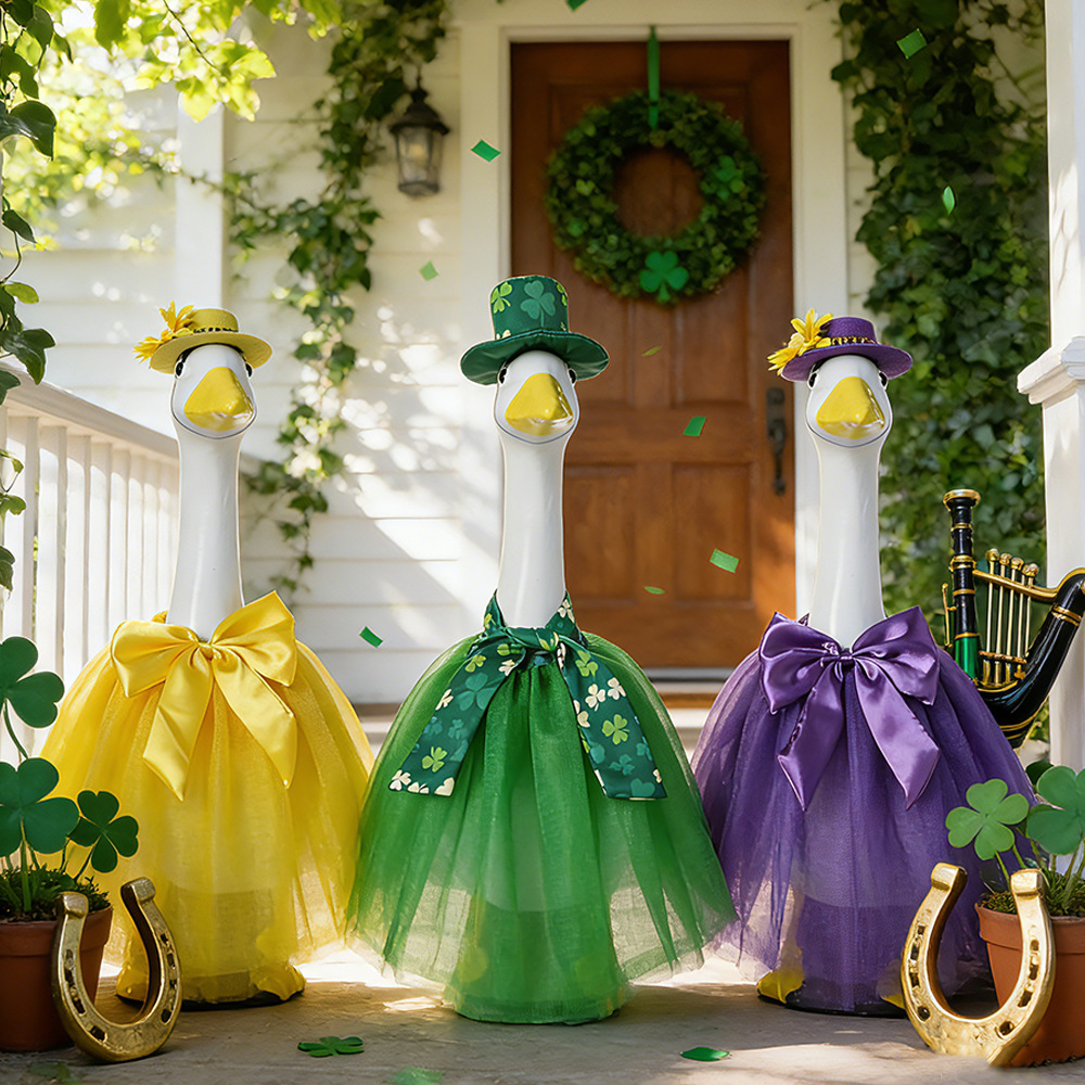 Cross-border new style porch goose clothing, 23-inch goose, Easter and Halloween goose party clothing manufacturer wholesale stock