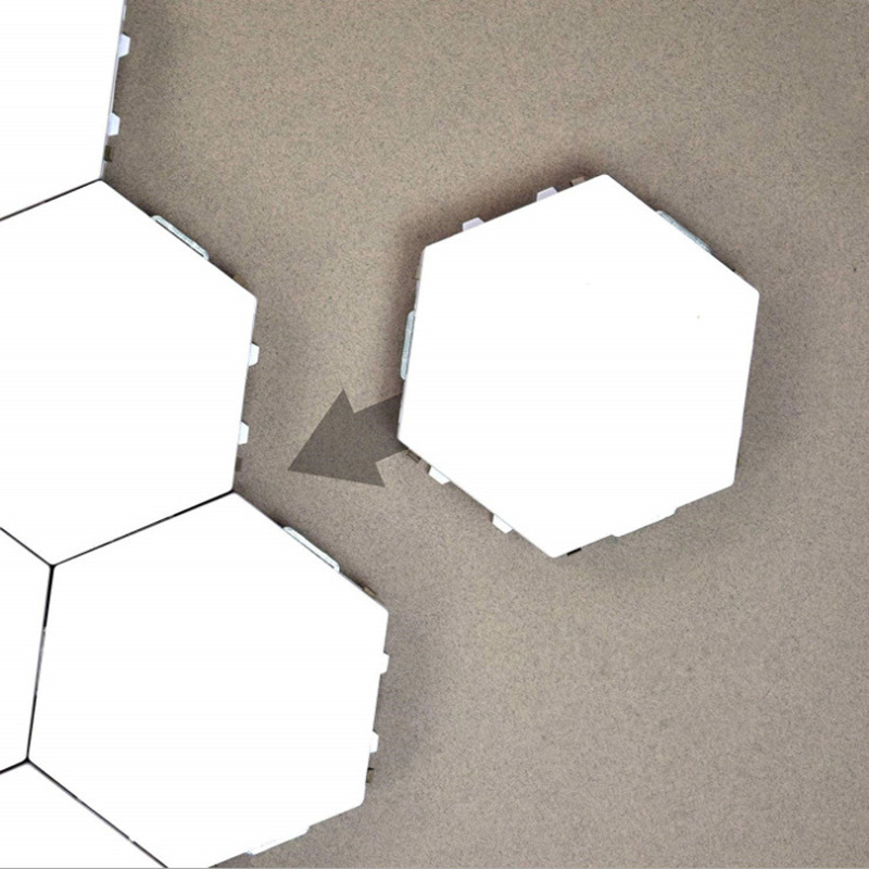 爆款触摸感应蜂巢灯 创意气氛灯 量子灯 组合装饰灯氛围灯 感应灯细节图