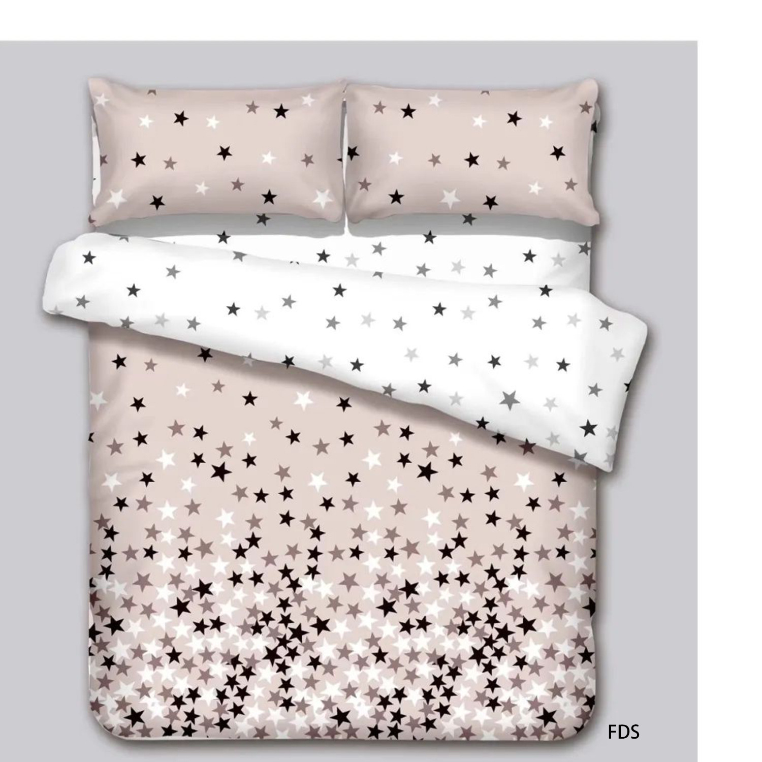 Direct sales from the manufacturer of home textile four-piece sets: Luminous four-piece sets, wholesale of home textile solid-color polka dot four-piece sets Specification image