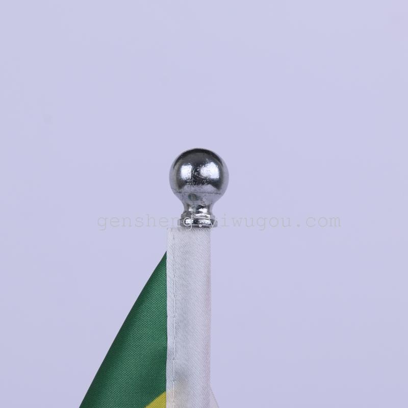 厂家直销优质 银色 单杆桌旗座定做细节图