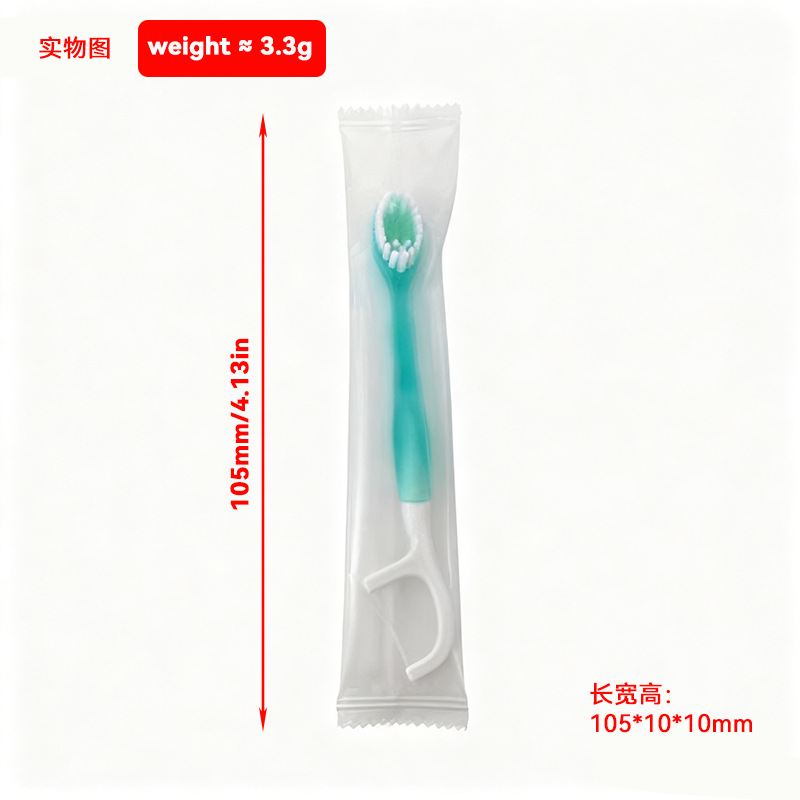 一次性牙刷实物图