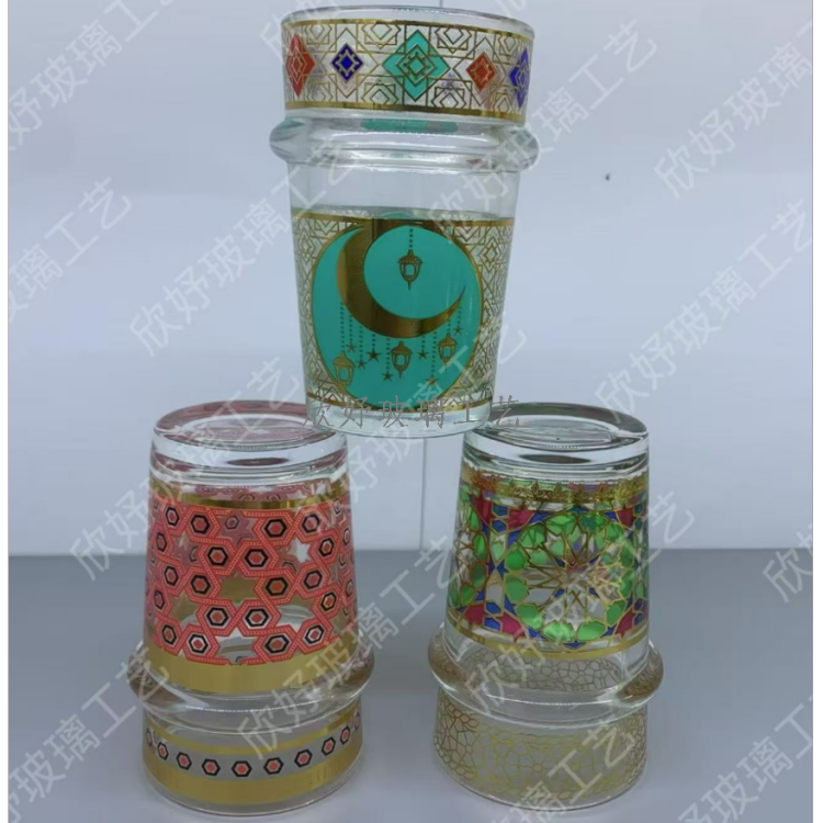 木盖玻璃杯/杯子/玻璃杯/青苹果玻璃杯/玻璃保温瓶细节图