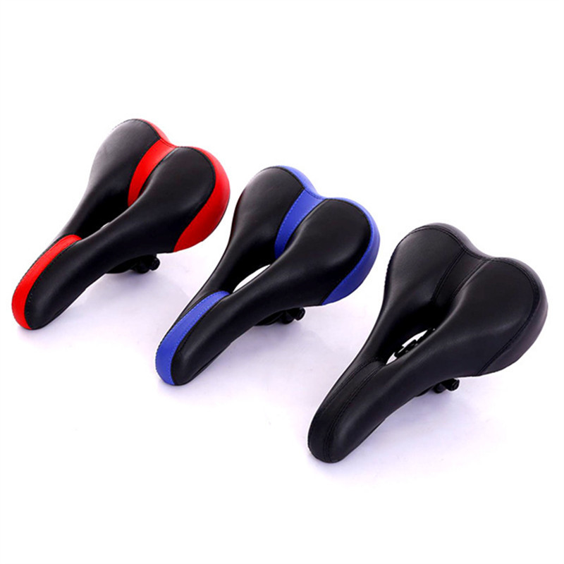 Bicycle seat cushion, mountain bike saddle, riding equipment, bicycle accessories, thickened soft hollowed-out seat cushion, dead flying saddle seat cushion Item Picture