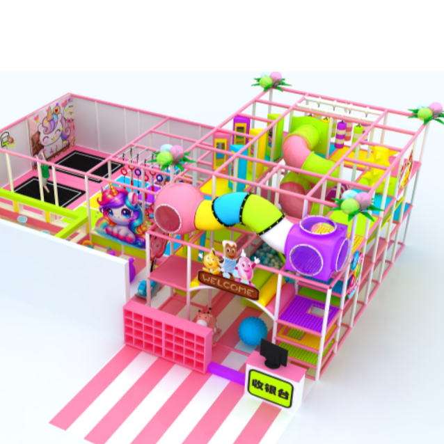 تجهيز مرافق الترفيه للأولاد في ملاهي الأطفال المنزلقة في القلعة الشقية Specification image