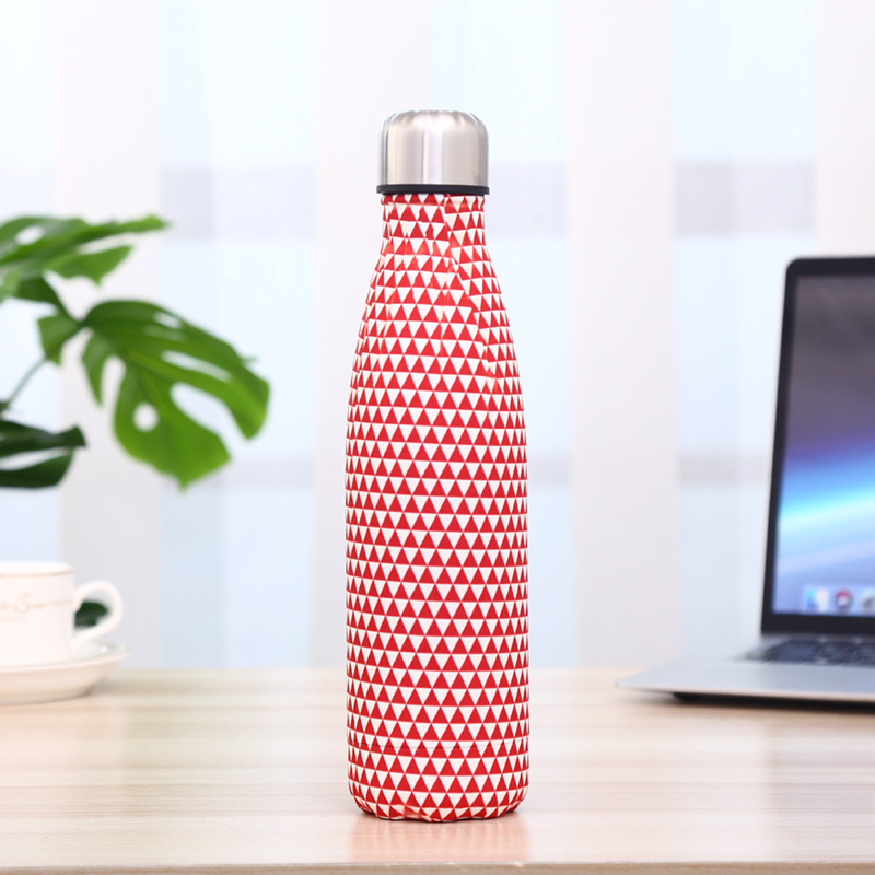 厂家直销创意不锈钢可乐瓶户外便携运动水杯礼品定制运动水壶代发