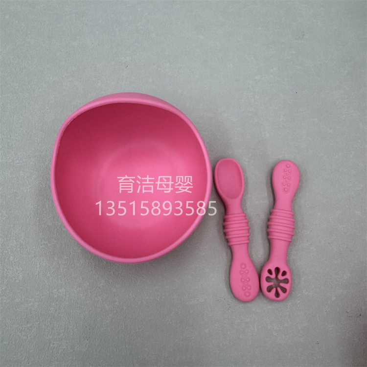 ملاعق كأس ماء للأطفال من وعاء السيليكا المهيج للأطفال Item Picture