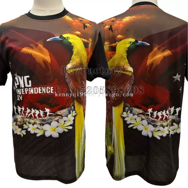 Cross-Border High-Quality Pure Polyester Campaign Advertising Uniforms And Election T-Shirts Can Be Customized With Logo Digital Full-Body Printing Specification drawing