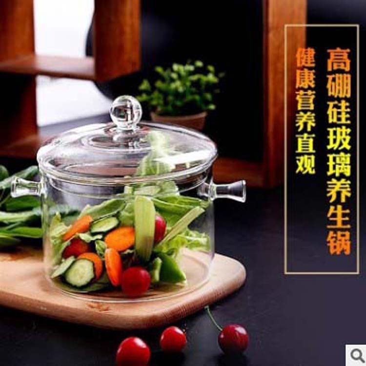 Household glass bowl, heat-resistant lid, instant noodle bowl, transparent salad bowl, creative microwave heating bowl, boiling water and cooking noodles Item Picture