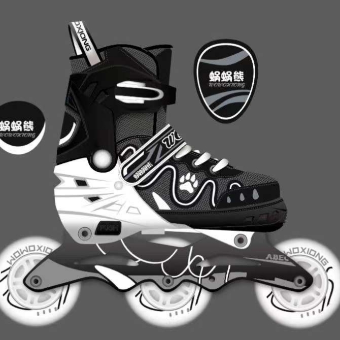Tricolor roller skates for beginners, adult boys and girls, full flash roller skates, professional children's roller skates