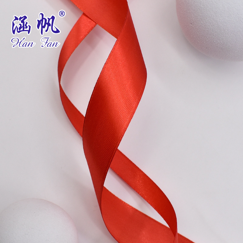 3mm ribbon, 10mm multi-size large roll red ribbon, gift packaging, silk ribbon, diy accessories, polyester silk ribbon, special offer details Picture