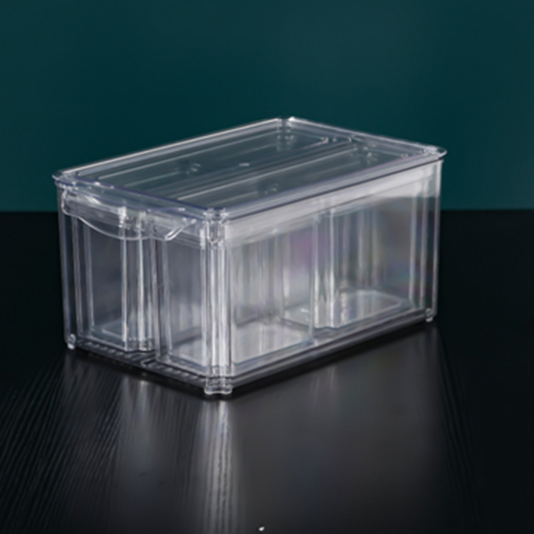 PET kitchen refrigerator storage box seven-piece set, storage set, fruit and vegetable preservation box with lid, snack storage box wholesale details Picture