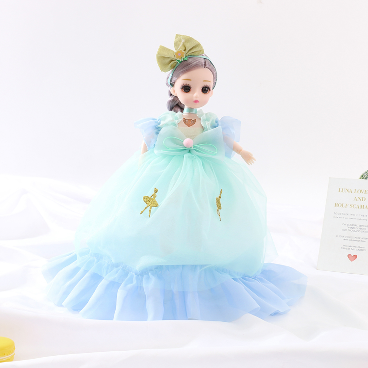 Barbie doll wedding dress, princess set, girl birthday gift, children's toys, doll, single doll wholesale Specification image