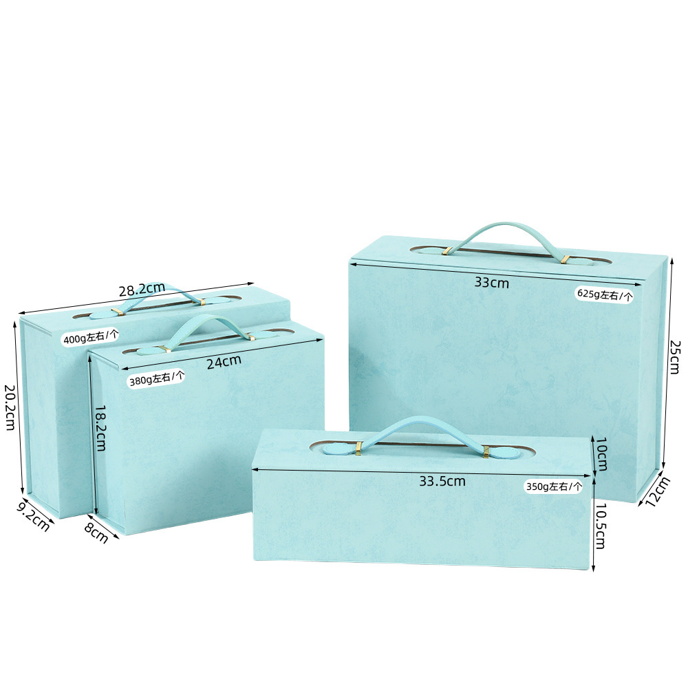 Wholesale of one-piece flip-top folding gift boxes for foreign trade, high-end printed wine gift boxes, packaging boxes and gift boxes Item Picture