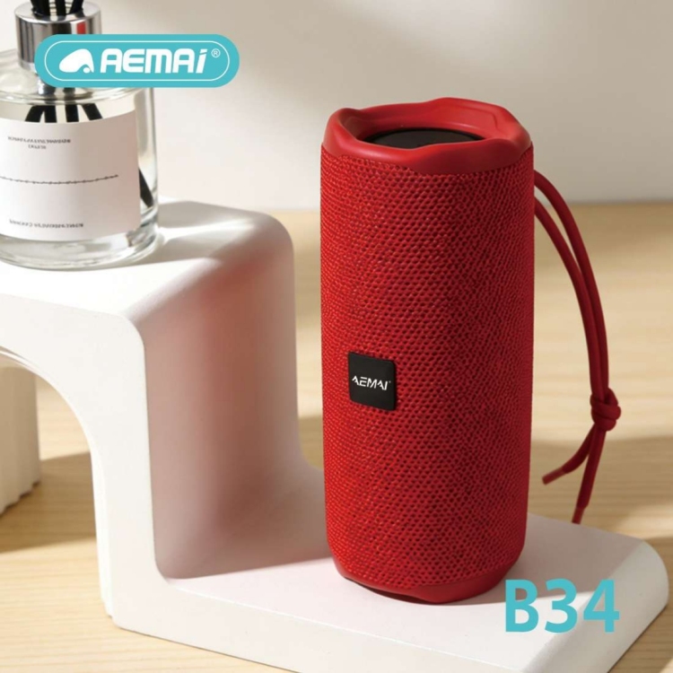 AEMAi's cross-border best-selling B34 Bluetooth speaker, portable hand-held subwoofer, card-inserting USB flash drive, car money collection speaker details Picture