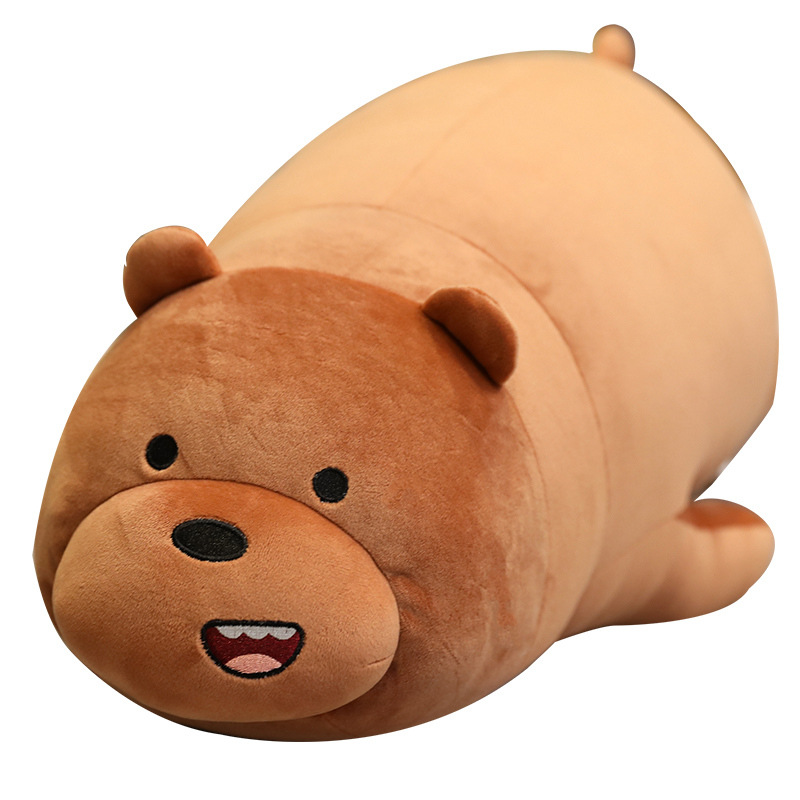 Our naked bear plush toys are three soft little bear figurines for girls to sleep on. Long strip throw pillows can be customized with LODGO Application Scenario