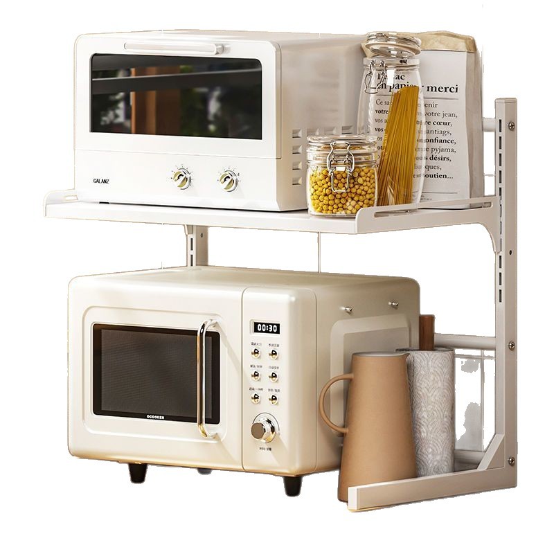 Microwave oven shelf, kitchen household oven rack, multi-functional countertop, seasoning layer storage and organization rack Application Scenario