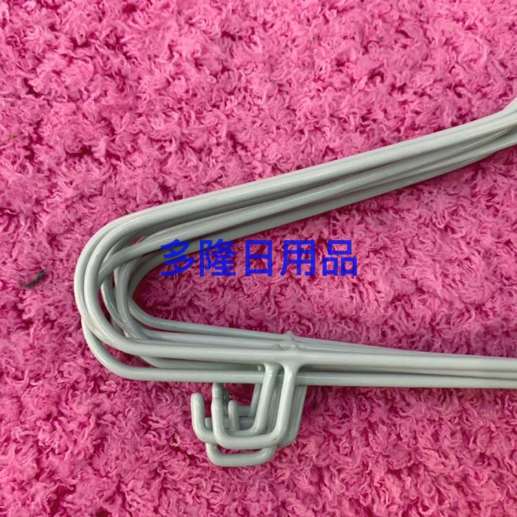 0030 Plastic-coated clothes hanger, iron clothes hanger, clothes drying rack, dormitory clothes hanger, women's clothes hanger, underwear hanger details Picture