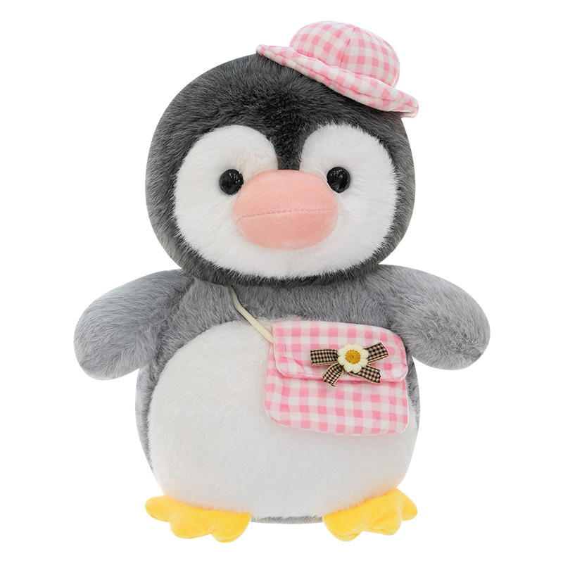 New cross-border super cute penguin team plush toy figurines, adorable shoulder bags, goose dolls, Ocean Park gifts Application Scenario
