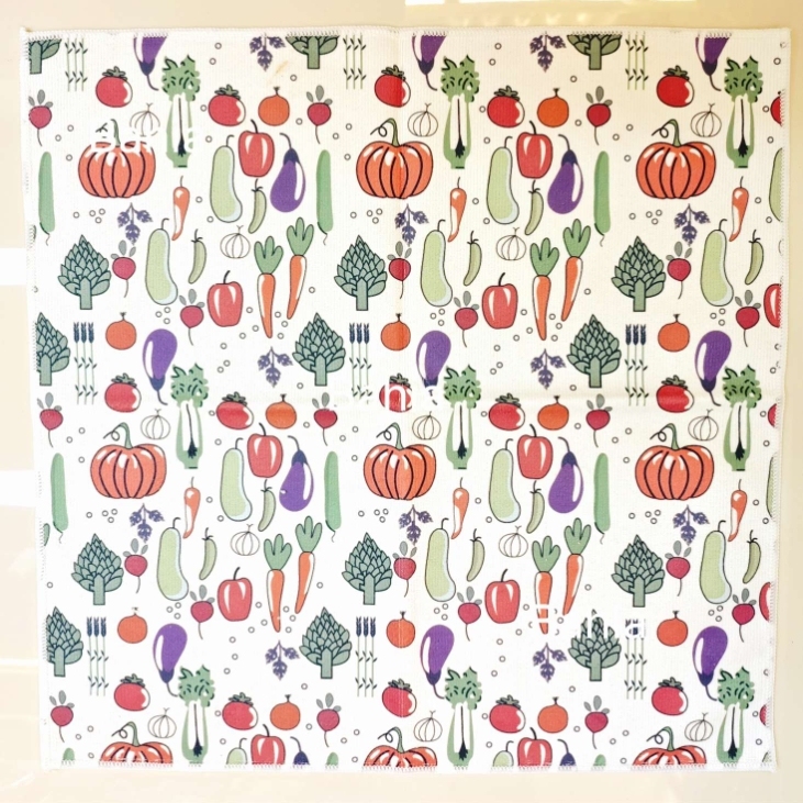 Superfine fiber thickened 50*50cm tea towel cleaning cloth