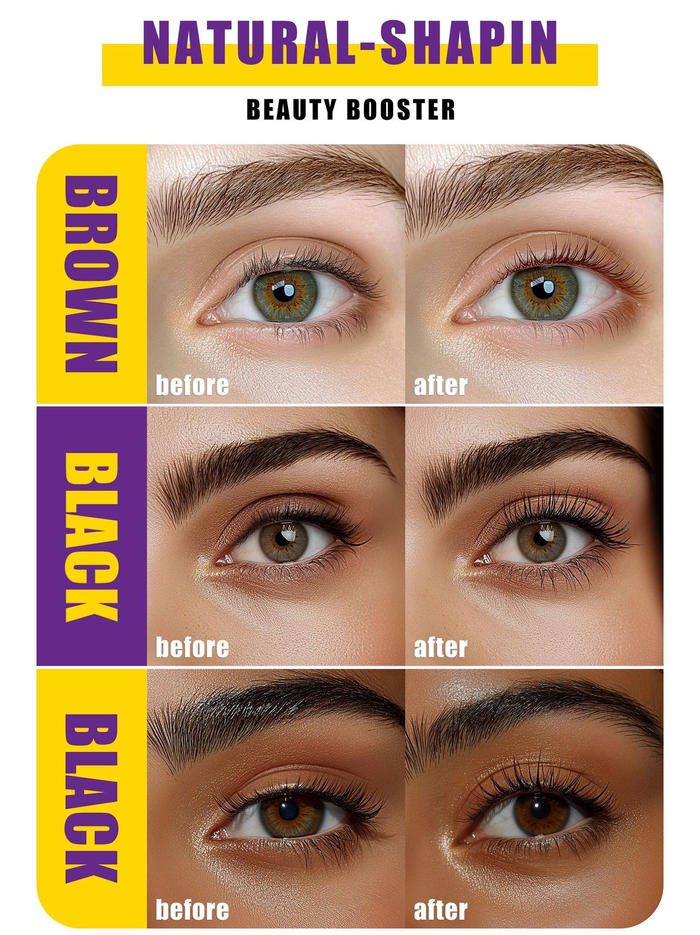 Full and curly eyelash mascara - long, dense, waterproof, non-transferable and long-lasting 4D eyelashes Application Scenario