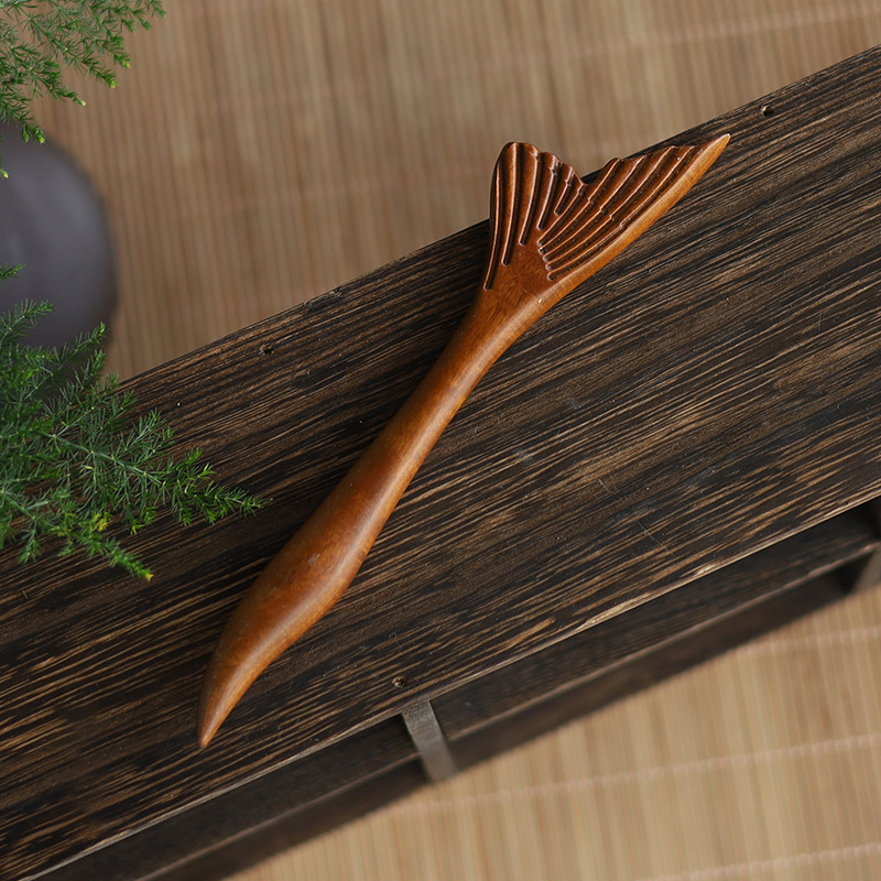 U-shaped hairpin, new Chinese-style traditional Chinese style female high-end elegance, daily commuting updo hairpin, ancient-style Hanfu cat hairpin Specification image