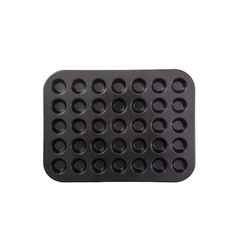 35/48 carbon steel baking mini cake mold, baking tray, cake mold, muffin cup, baking tray mold, home cake Specification image