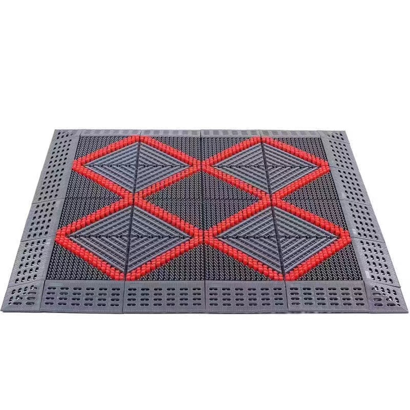 The floor mat for the entrance door, the shop door, the spliced floor mat, the same style of anti-slip and wear-resistant outdoor floor as Wanda Specification image