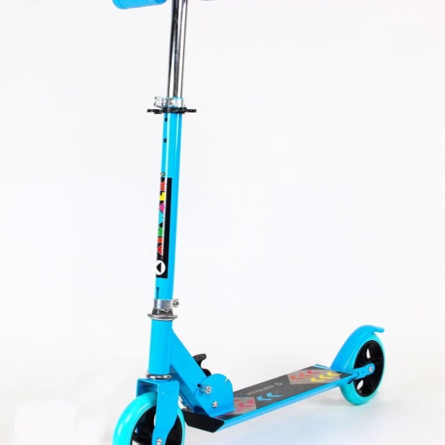 Children's two-wheeled flatbed cart, cross-border export foldable flatbed cart Item Picture