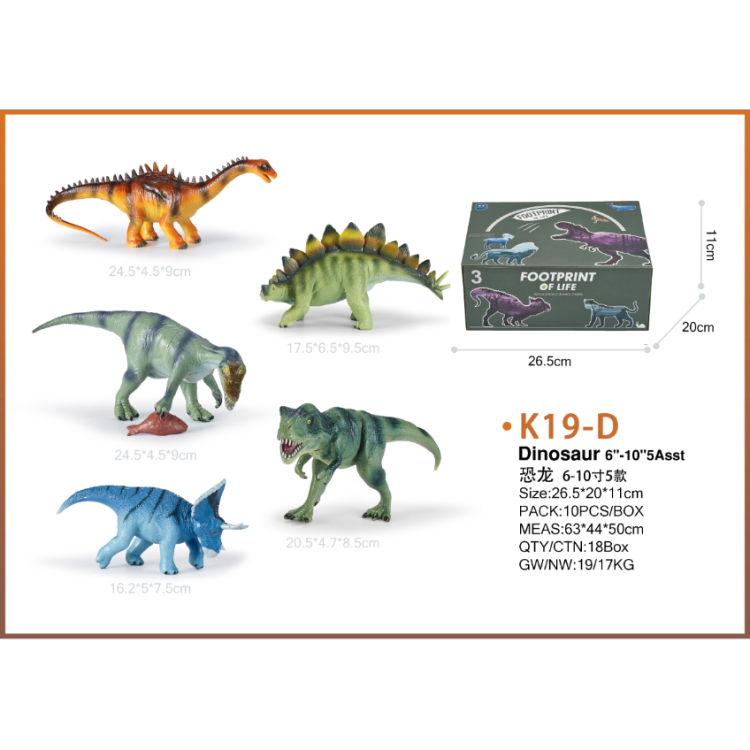 Venta caliente en el extranjero dinosaurio modelo juguetes juguetes para niños Application Scenario