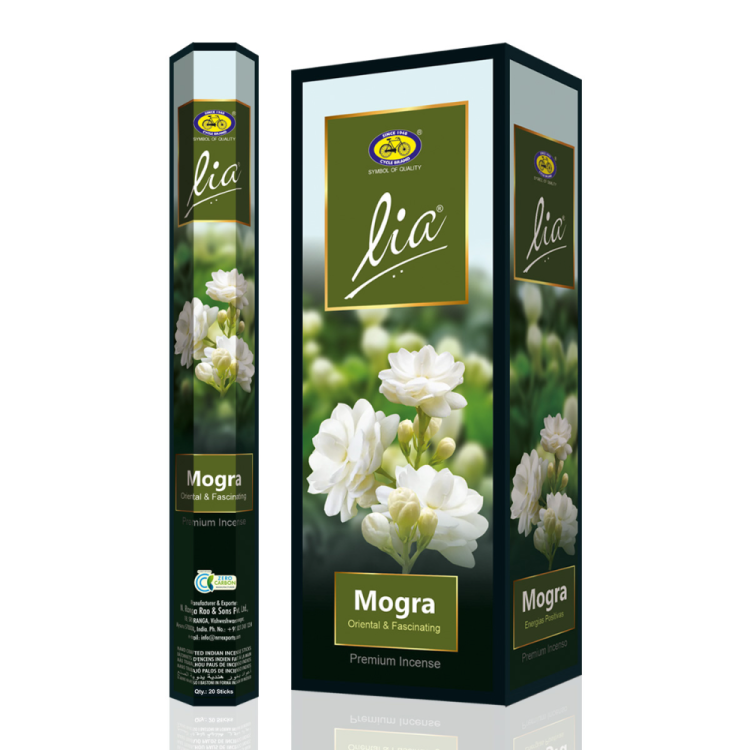 Imported Indian incense tower yoga incense, made from natural herbal plant ingredients Mogra Hexa. full figure