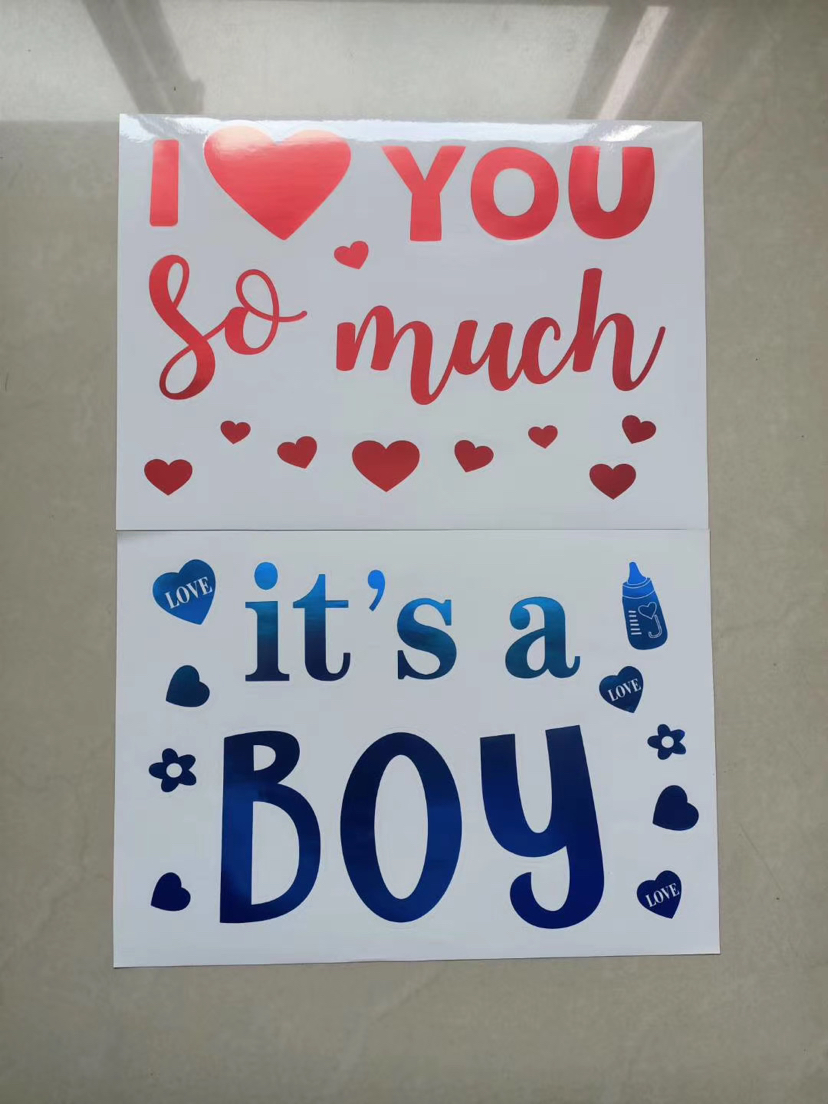 创意贴纸实物图