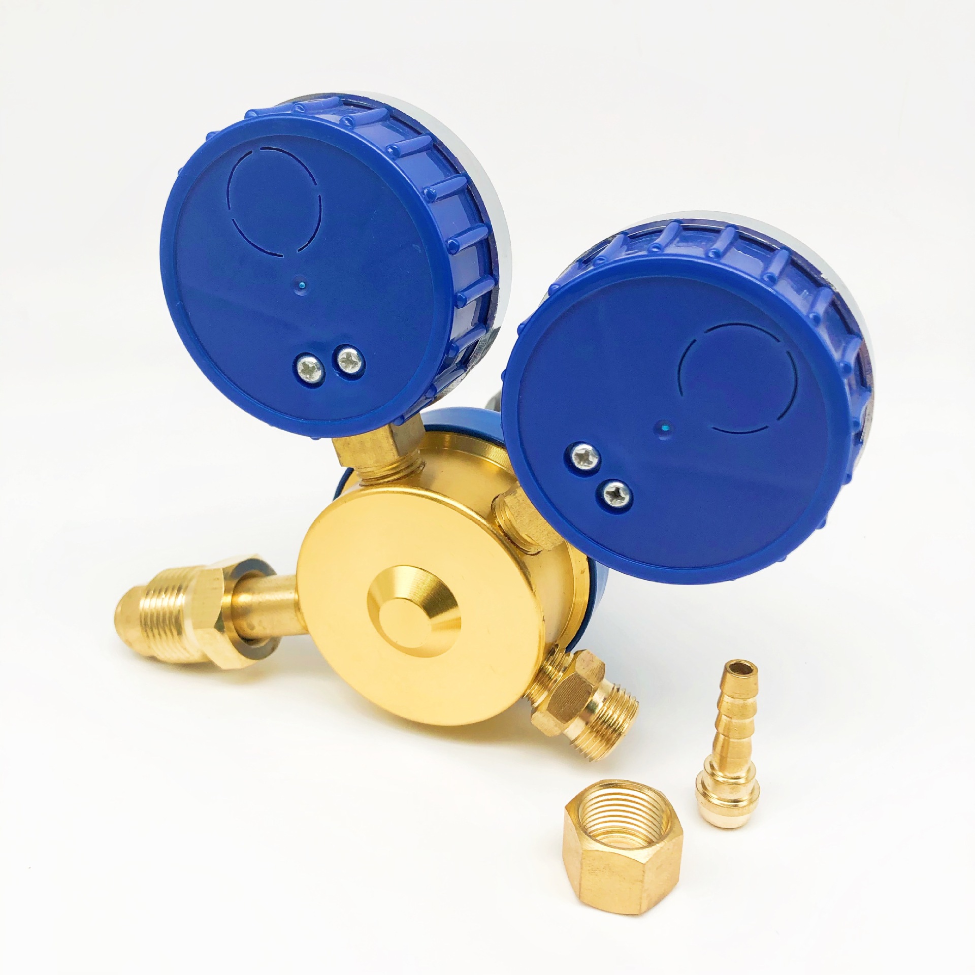 CGA580 external thread outlet surface thread adjustable gas gauge oxygen pressure reducer in stock wholesale Application Scenario