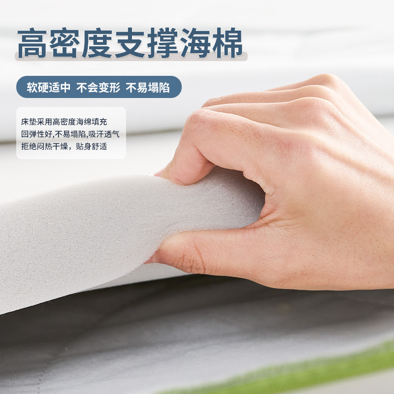 The sponge mattress, single bed, mattress and mat in the student dormitory can be disassembled and washed. The tatami rental house is moderately soft and hard and can be folded details Picture