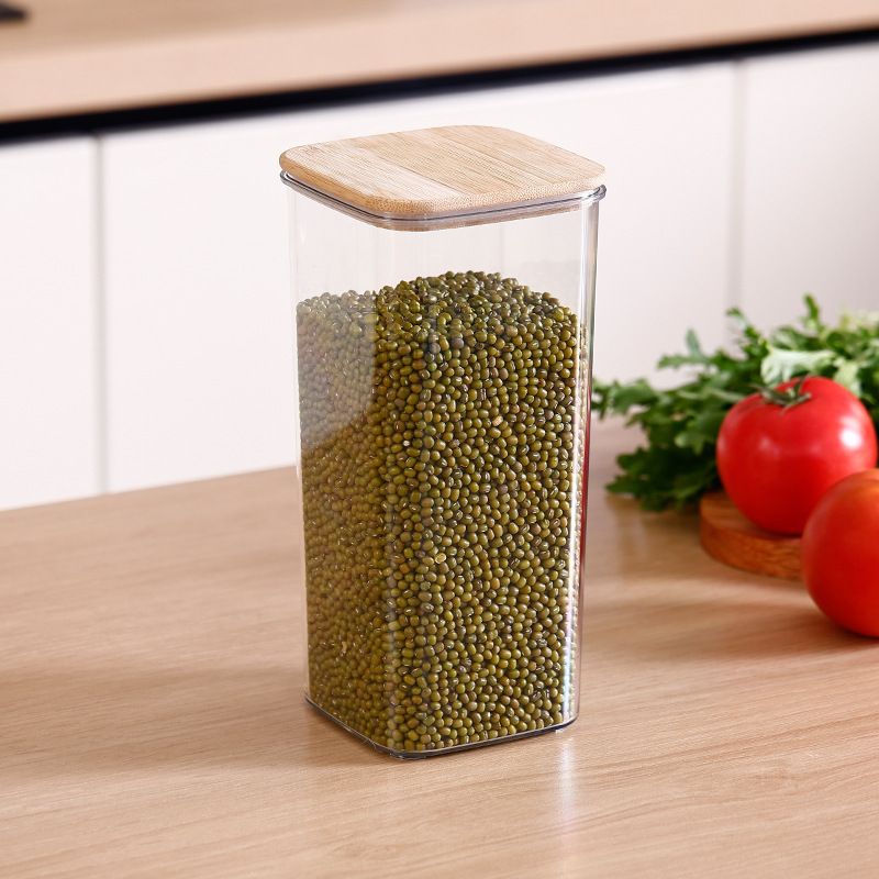 日式密封罐厨房食品级塑料五谷杂粮收纳盒零食干货奶粉茶叶储物罐细节图