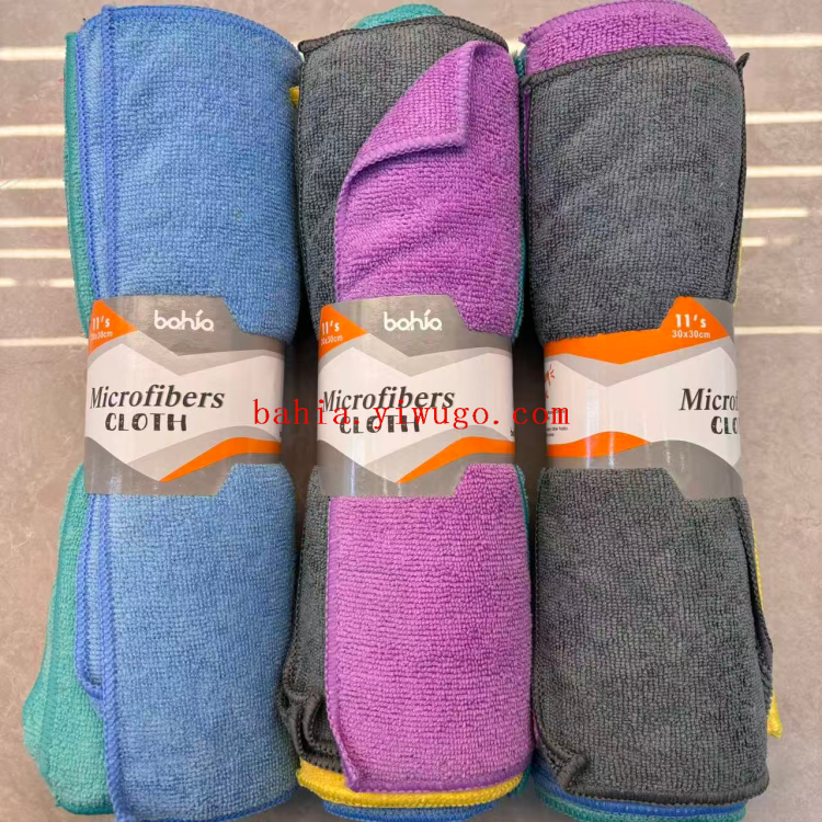 11 rolls of plain-colored rags, microfiber dishcloths, cleaning and dust-removing wipes, cleaning wipes