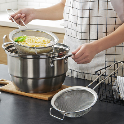 不锈钢蒸锅和漏勺多功能蒸锅汤锅蒸锅铜火锅珐琅锅