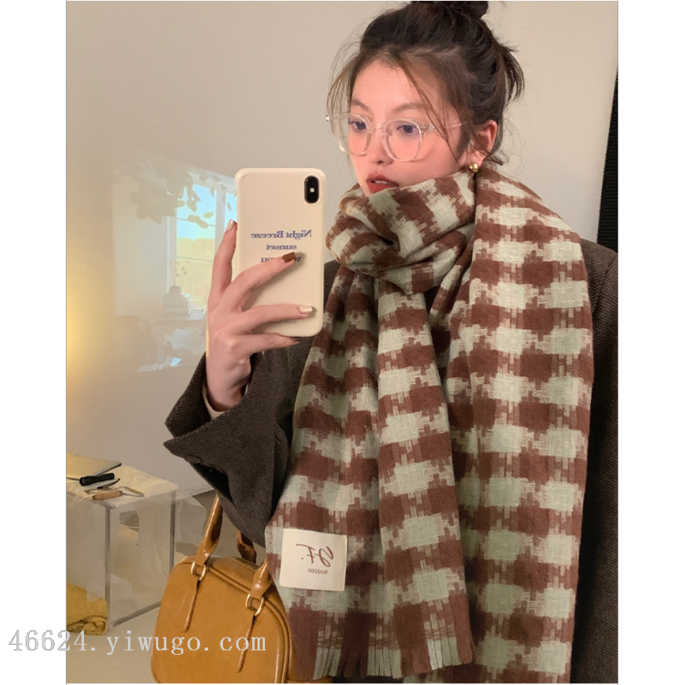 Cross-border scarf wholesale e-commerce supply 39-check series Dolag Chanel-style scarves