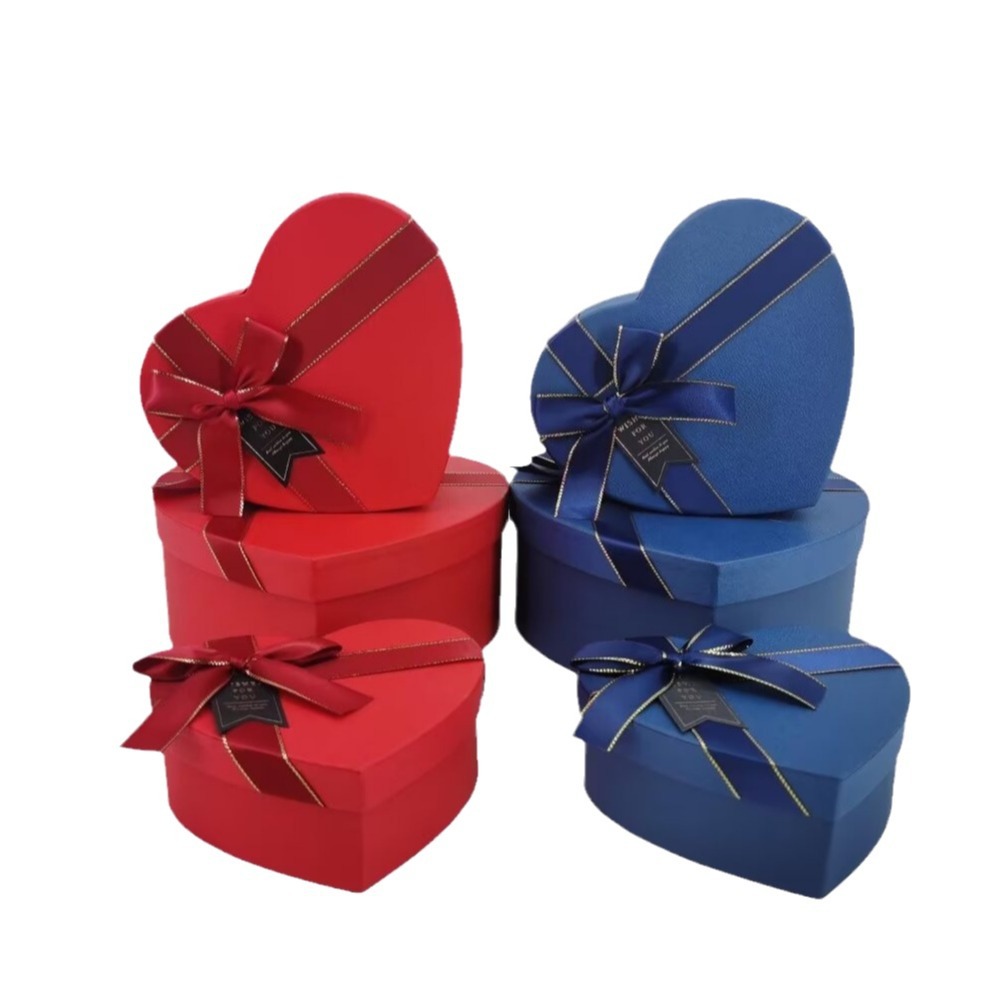 Wholesale heart-shaped special paper packaging boxes, fashionable gift boxes, gift boxes, heart-shaped bows, and heart-shaped gift boxes Application Scenario
