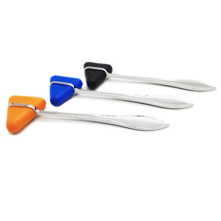 Triangular medical percussion hammer, multi-functional hammer, diagnostic hammer, buckle diagnostic hammer, Taylor hammer, supports laser engraving full figure