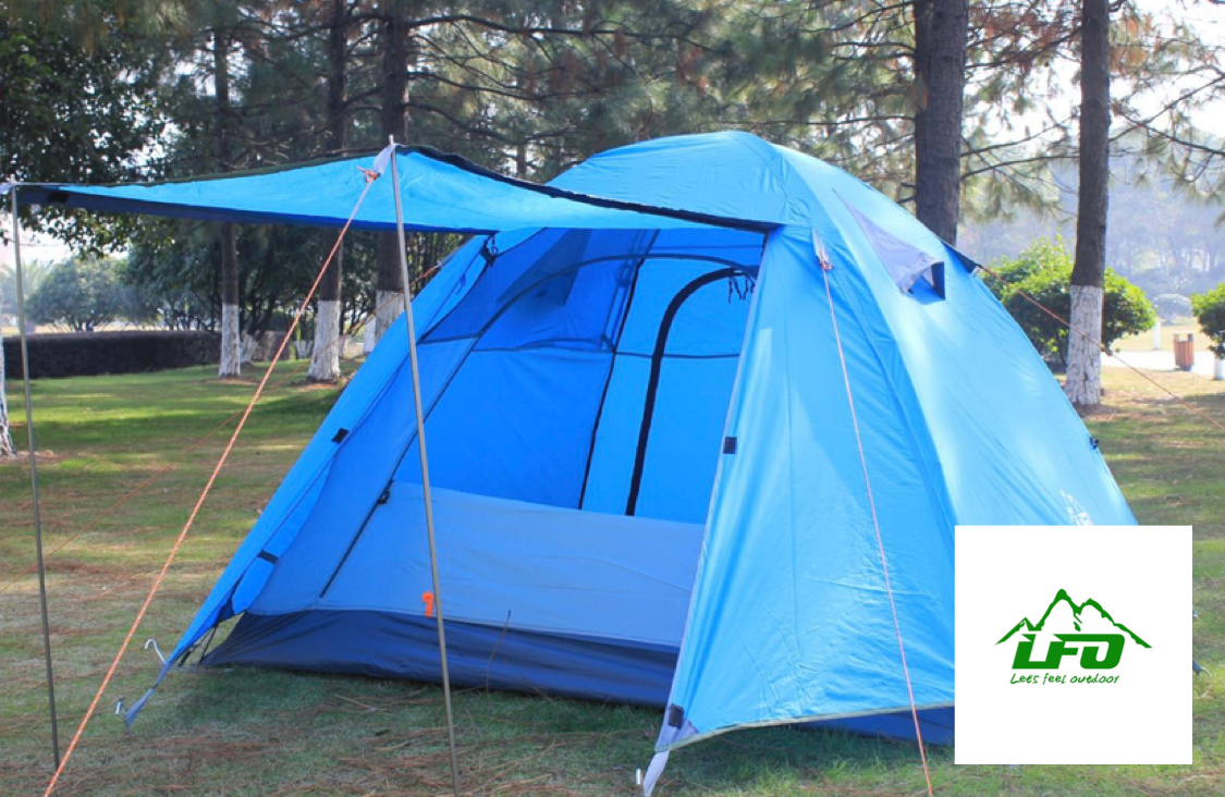 铝杆手搭四季帐篷，厂家直销，可定制logo，tent