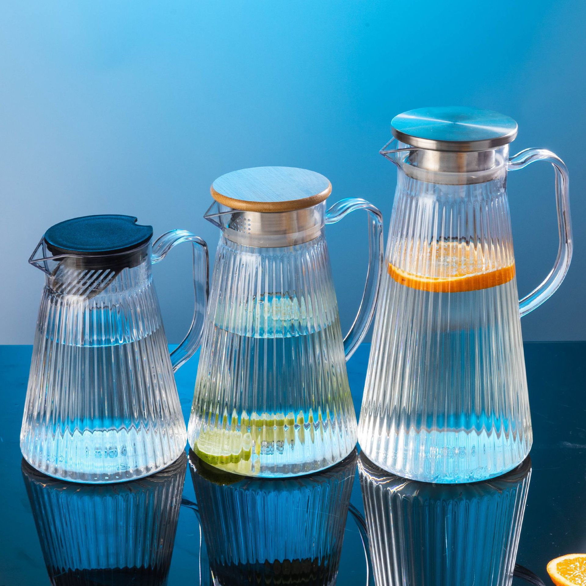 High-temperature resistant restaurant and bar large-capacity cold water kettle, juice kettle, PC acrylic binding kettle, plastic cold water kettle, tea kettle