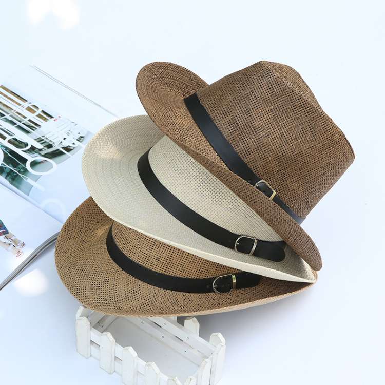 Men's western cowboy hats, women's trendy beach hats, sun-protective wide-brimmed hats, summer gift hats, and sunshade straw hats wholesale Application Scenario