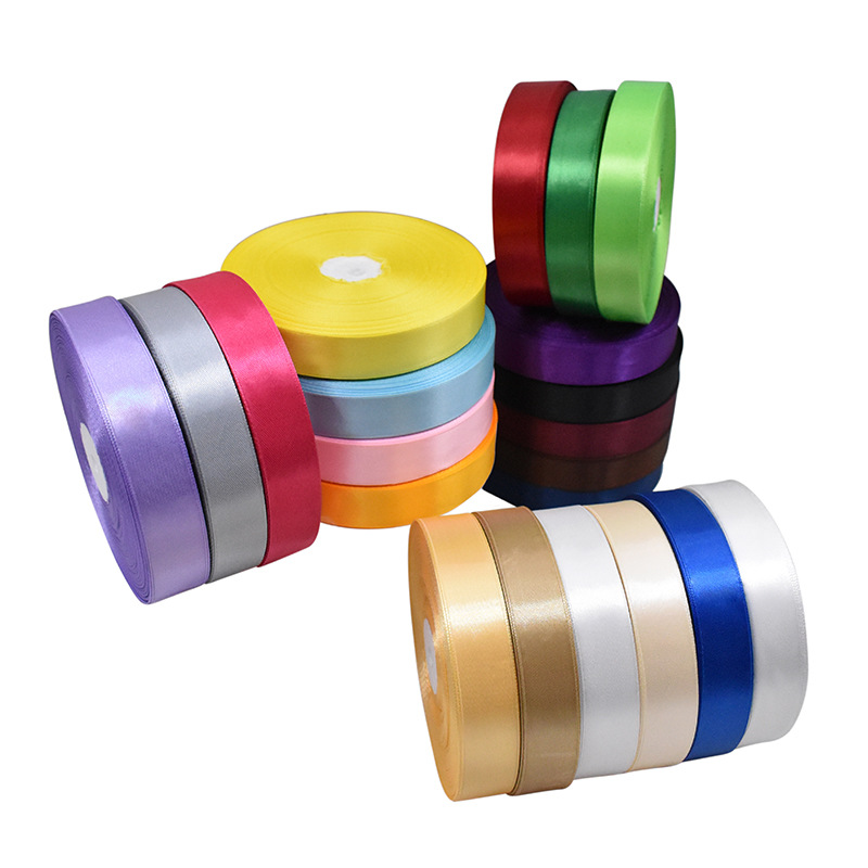 2.5cm wide colored dense large roll ribbon for clothing, toys, ribbons, hair accessories, bows and webbing Application Scenario