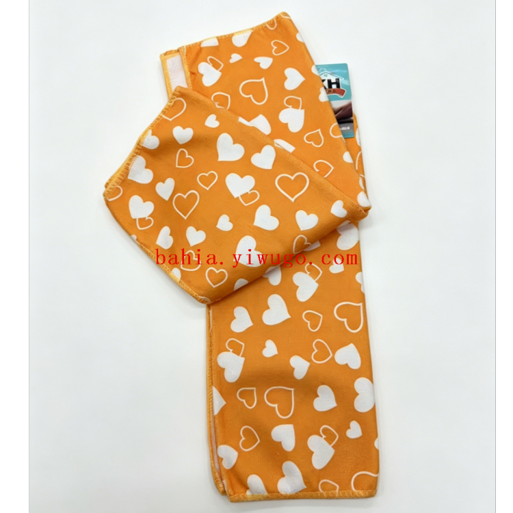 Super Fine Fiber Printed Cloth, Water-absorbing and durable Cleaning Wonder 3P details Picture