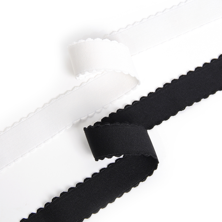 Double-sided crescent-shaped elastic bands, double-sided brushed high-elastic latex skirts, trouser waists, dance costumes, shoulder straps, children's clothes diy accessories Item Picture