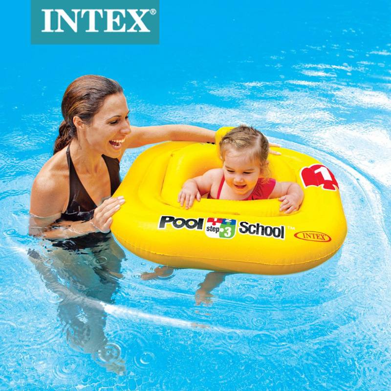 INTEX56587 Baby seat ring, swimming ring, thickened double-layer protective ring for children, water play products for toddlers Item Picture