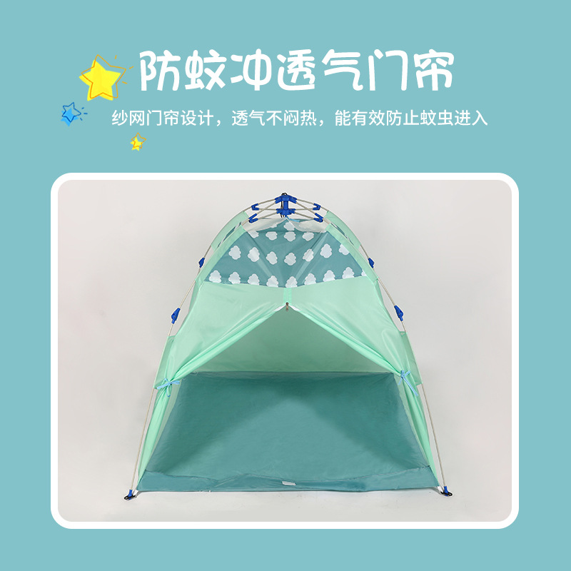 跨境家庭小帐篷室内女孩梦幻公主家用玩具屋透气免安装纱网帐篷