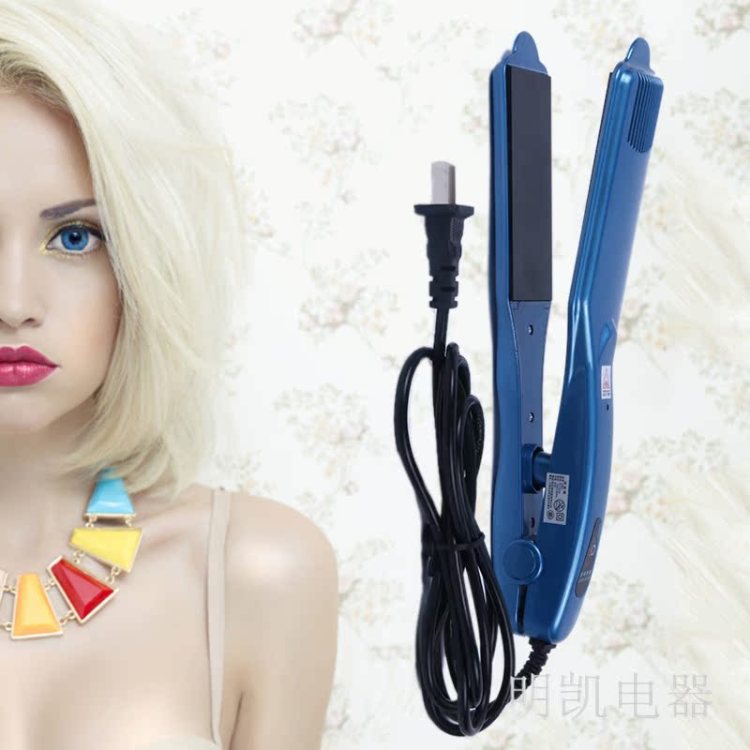 Guangming 1066 fashionable and popular hair straightener, electric splint with glaze coating, fast heating, hair care tool wholesale Specification image