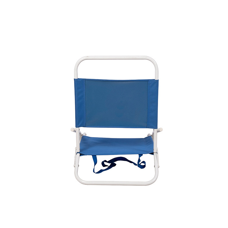 Outdoor camping, simple folding chair, low leg, low seat, portable armrest, leisure chair, backrest, fishing beach chair Specification image